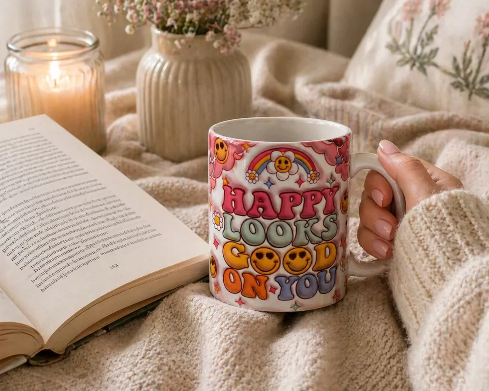HAPPY  BASKILI KUPA BARDAK