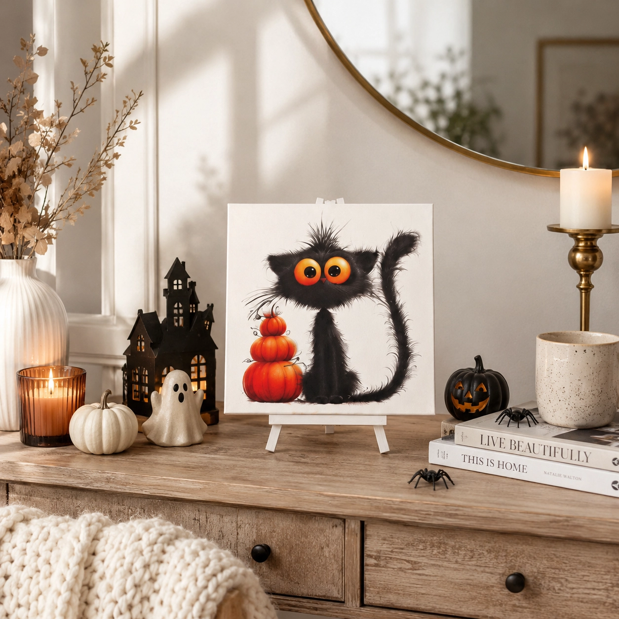 KEDİ CANVAS TABLO