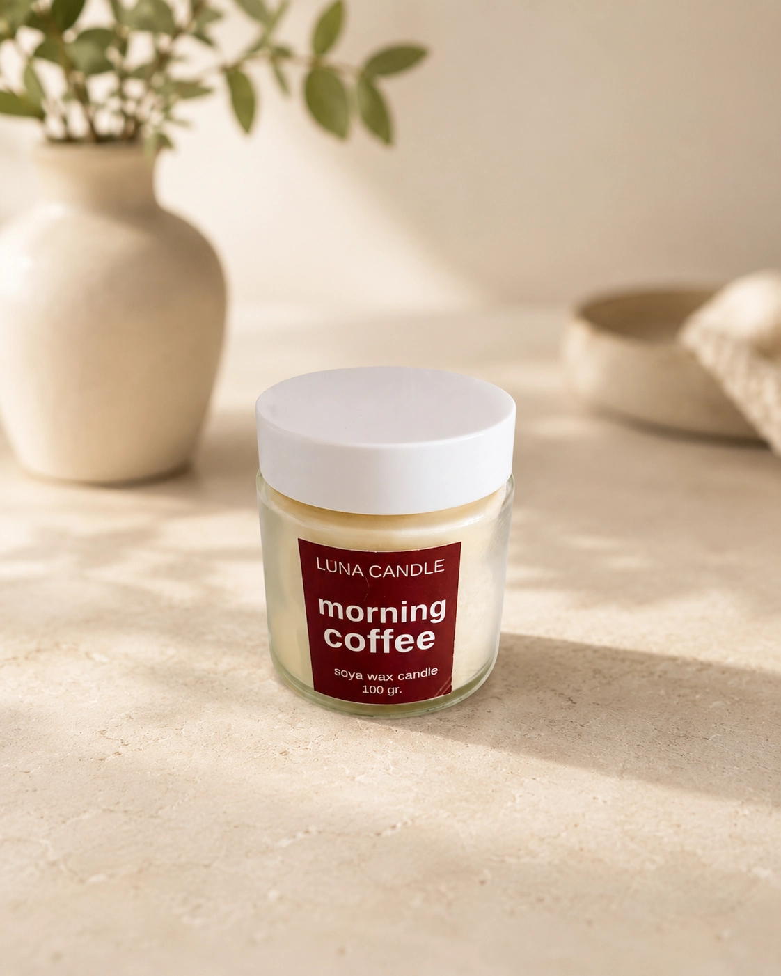 MORNING COFFEE SOYA WAX CANDLE - 100 GR