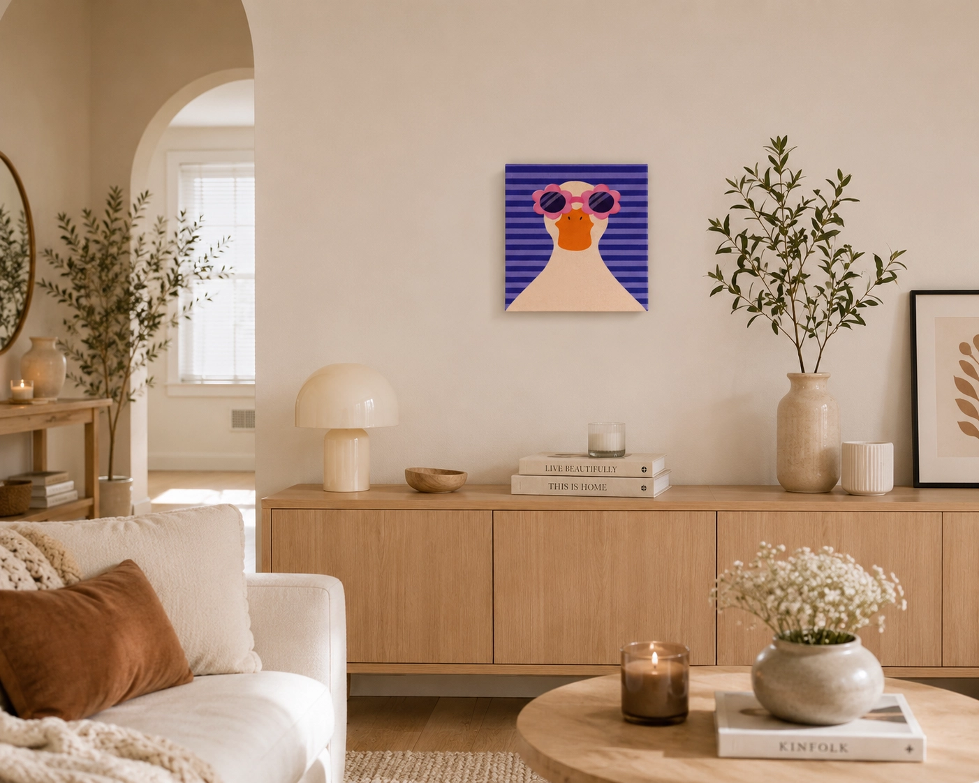 ÖRDEK CANVAS TABLO