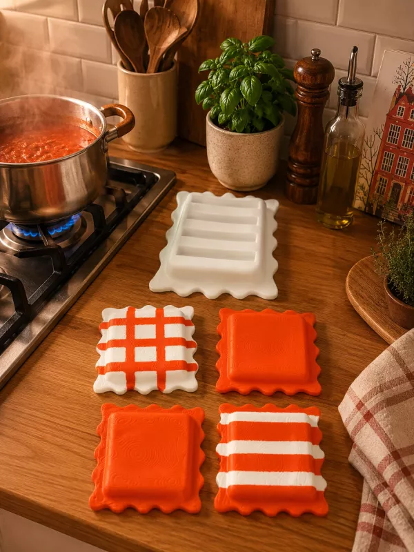Ravioli Tasarım Kaşık Tutucu