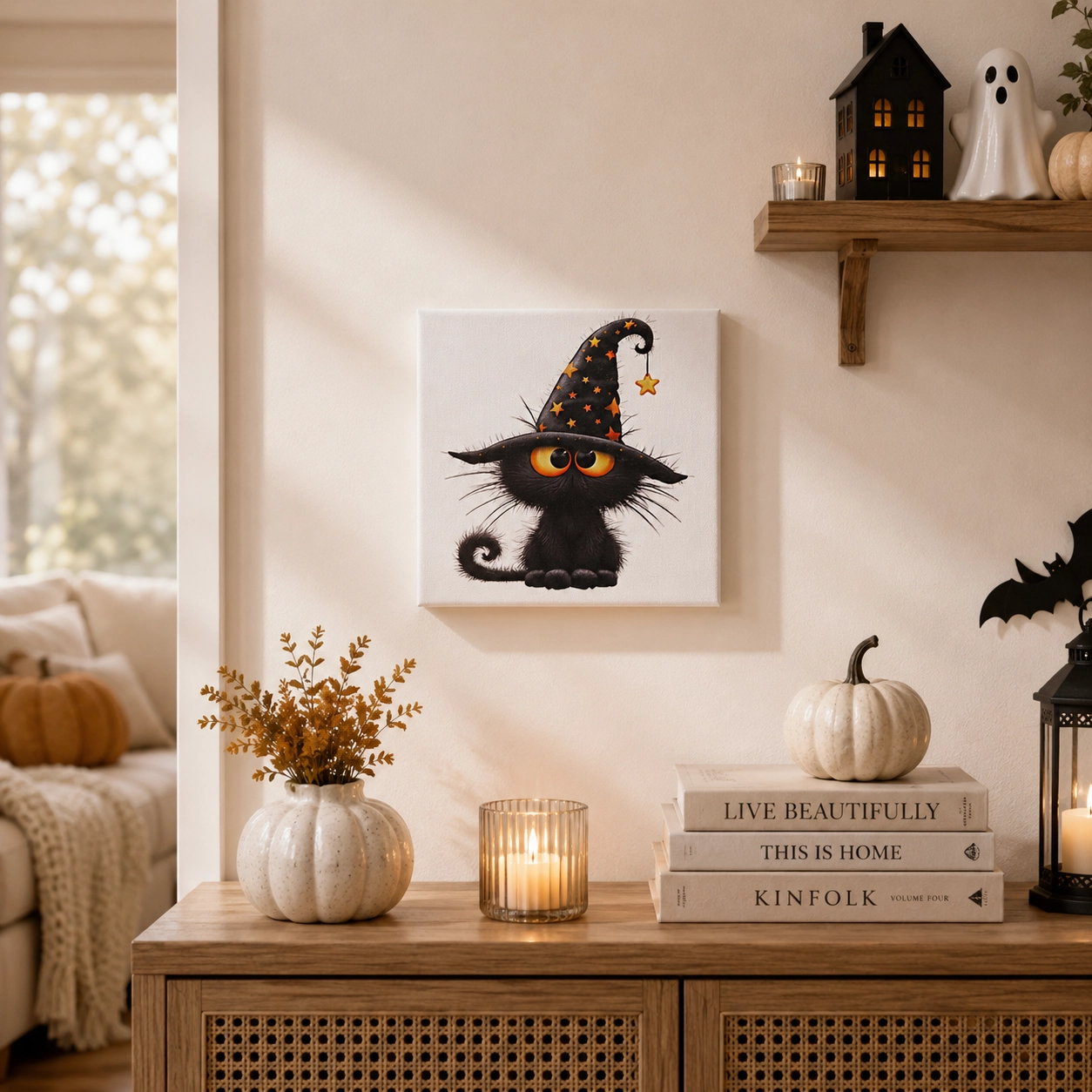 KEDİ CANVAS TABLO