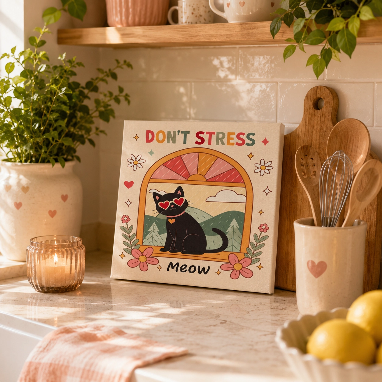 DON’T STRESS CANVAS TABLO
