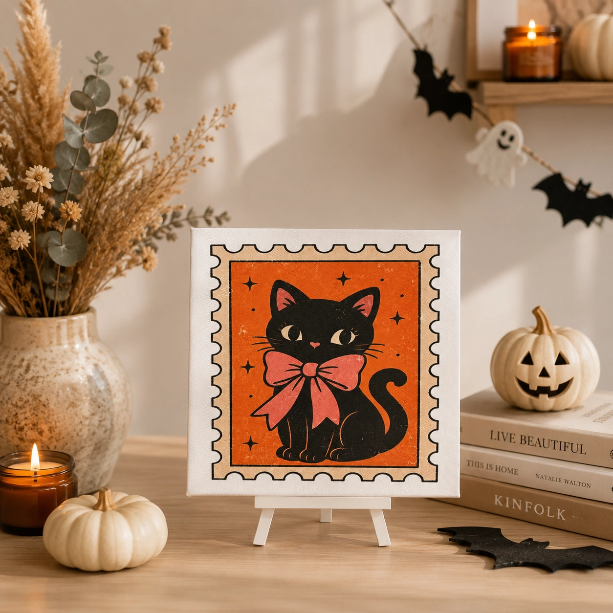 KEDİ CANVAS TABLO
