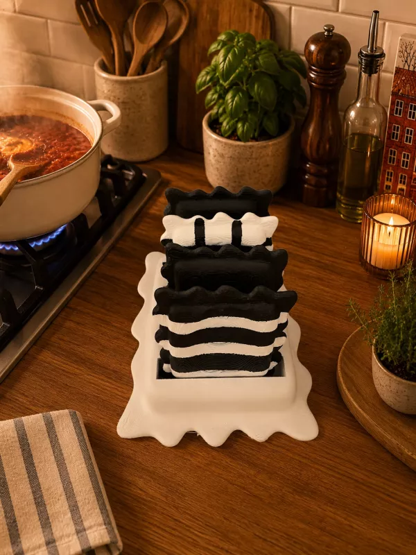 Ravioli Tasarım Kaşık Tutucu
