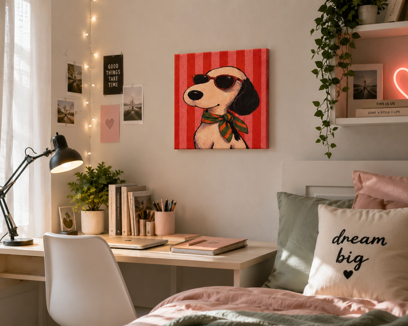 SNOOPY CANVAS TABLO