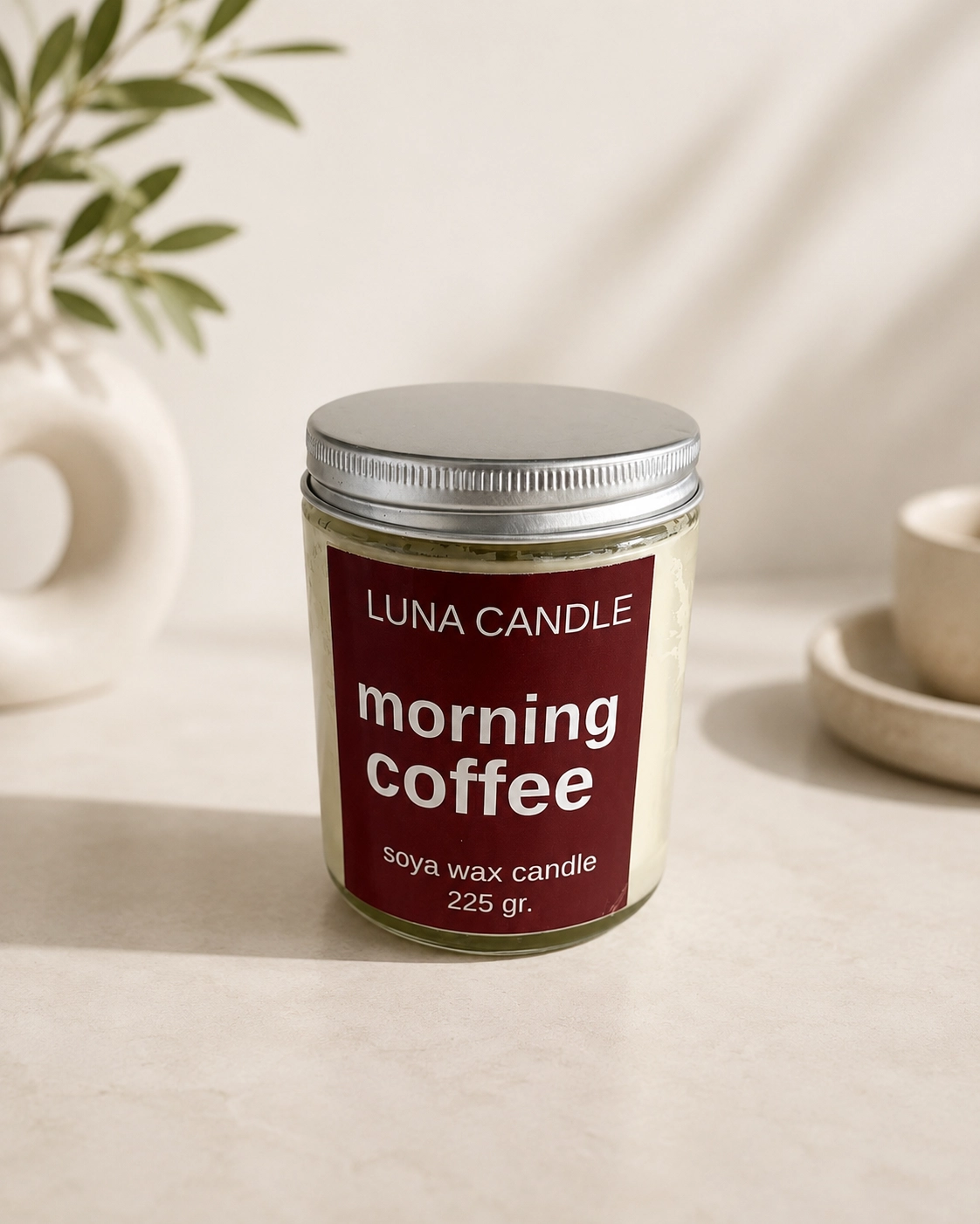 MORNING COFFEE SOYA WAX CANDLE - 225 GR