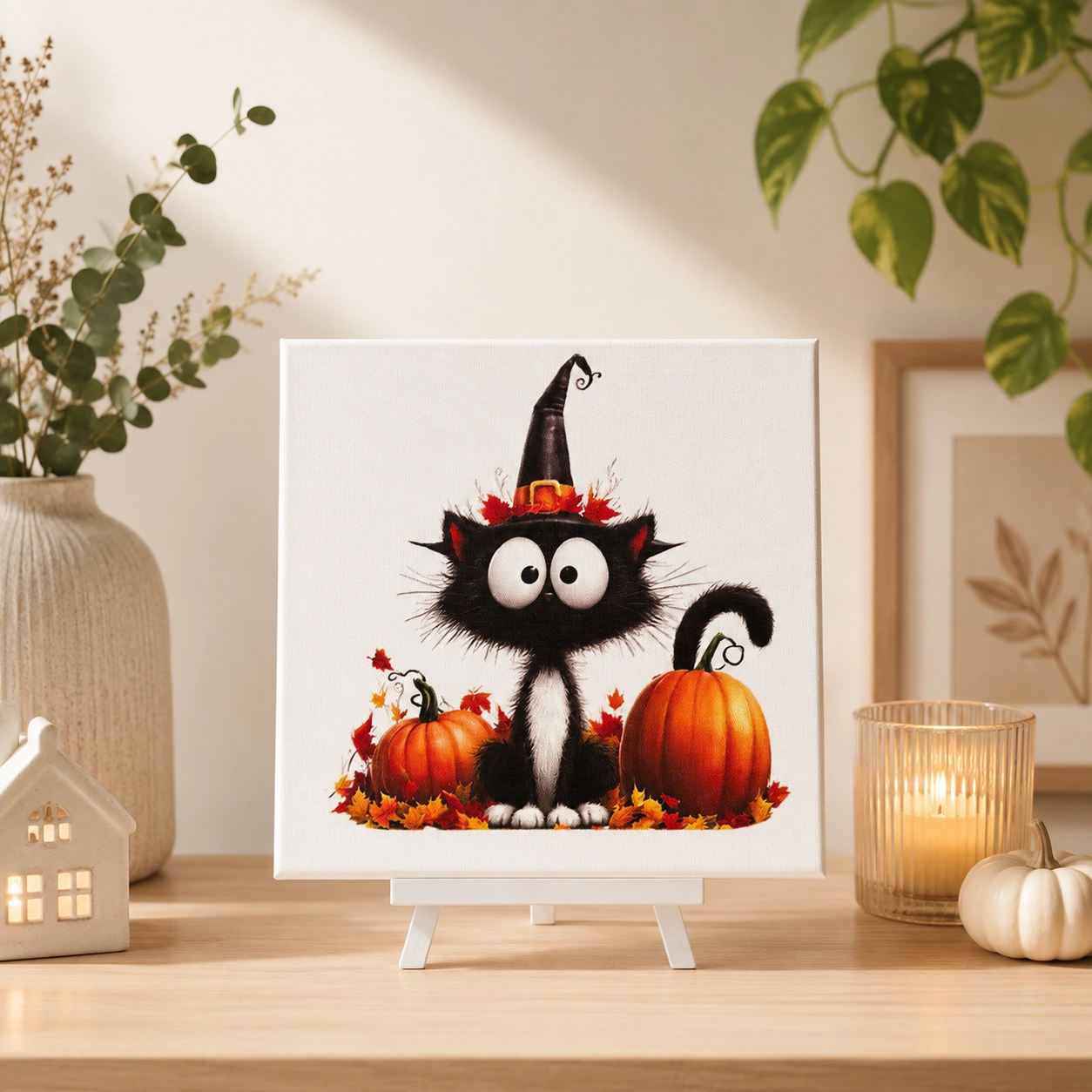 KEDİ CANVAS TABLO