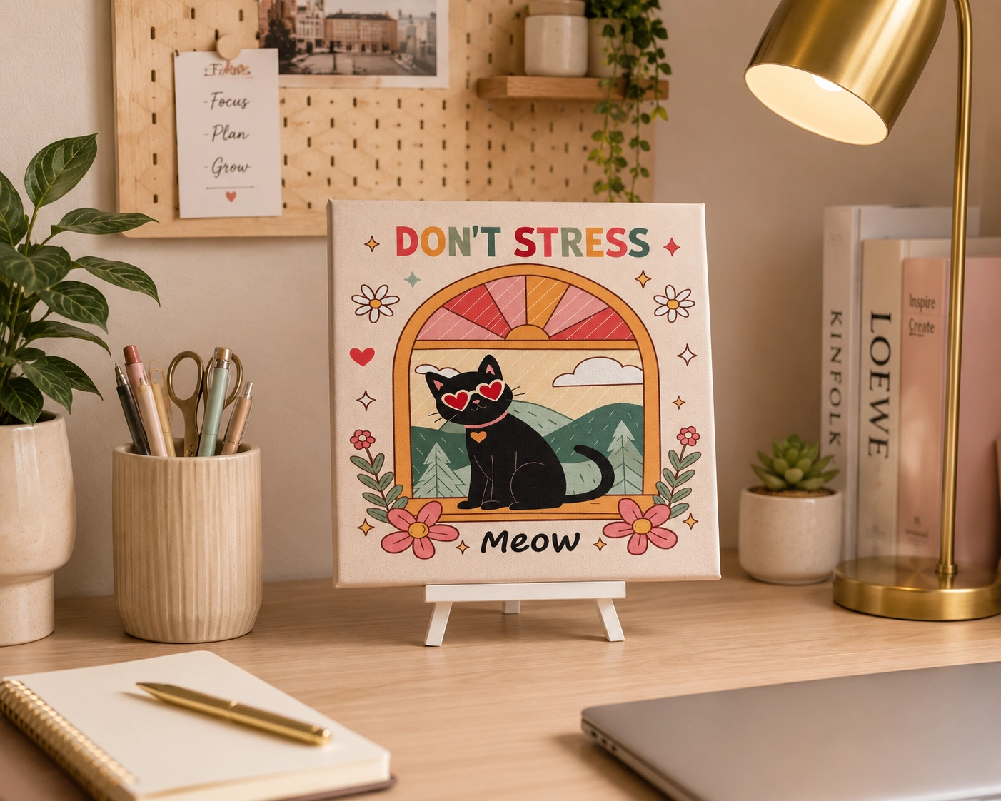 DON’T STRESS CANVAS TABLO