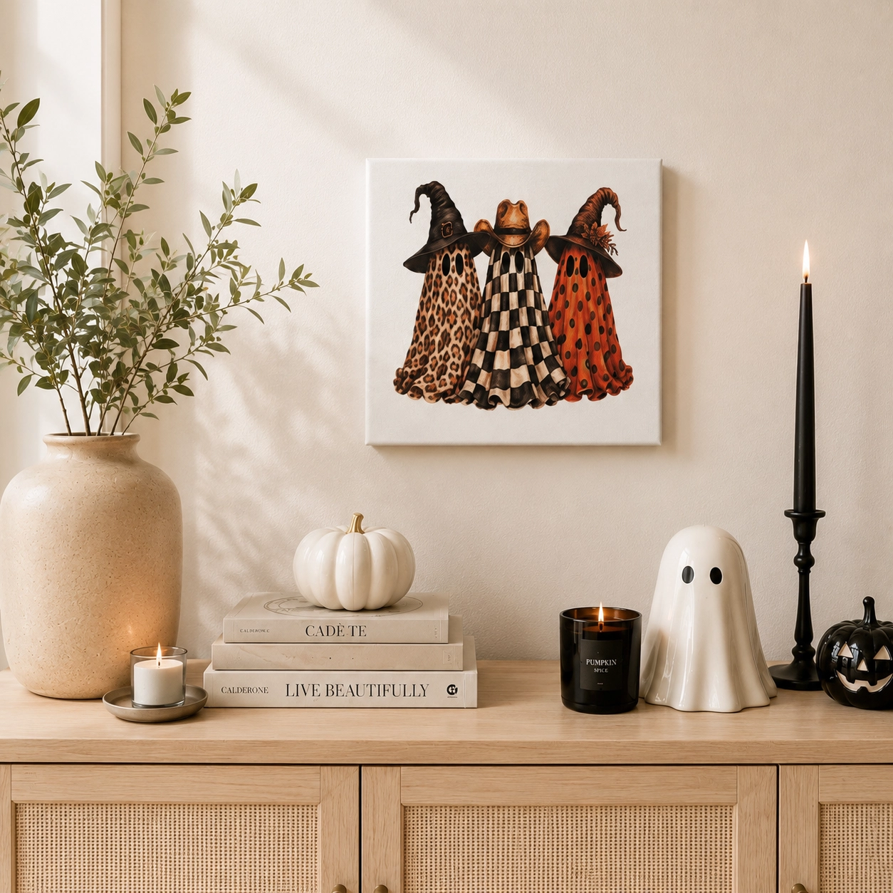 BOO CANVAS TABLO