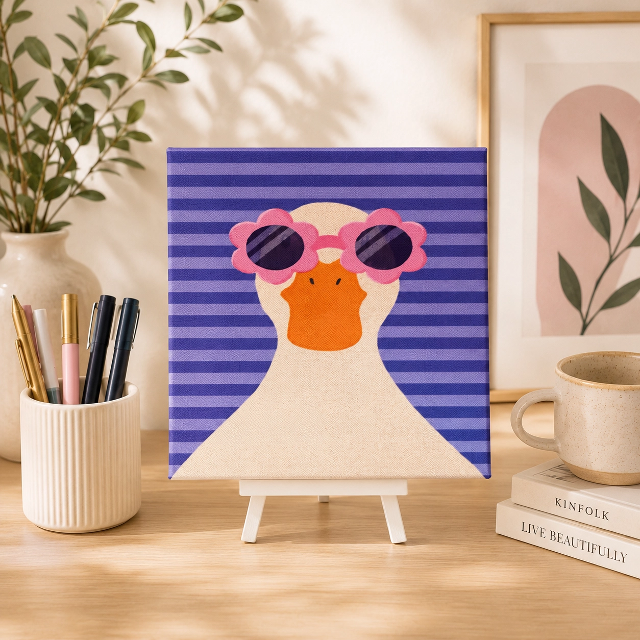 ÖRDEK CANVAS TABLO