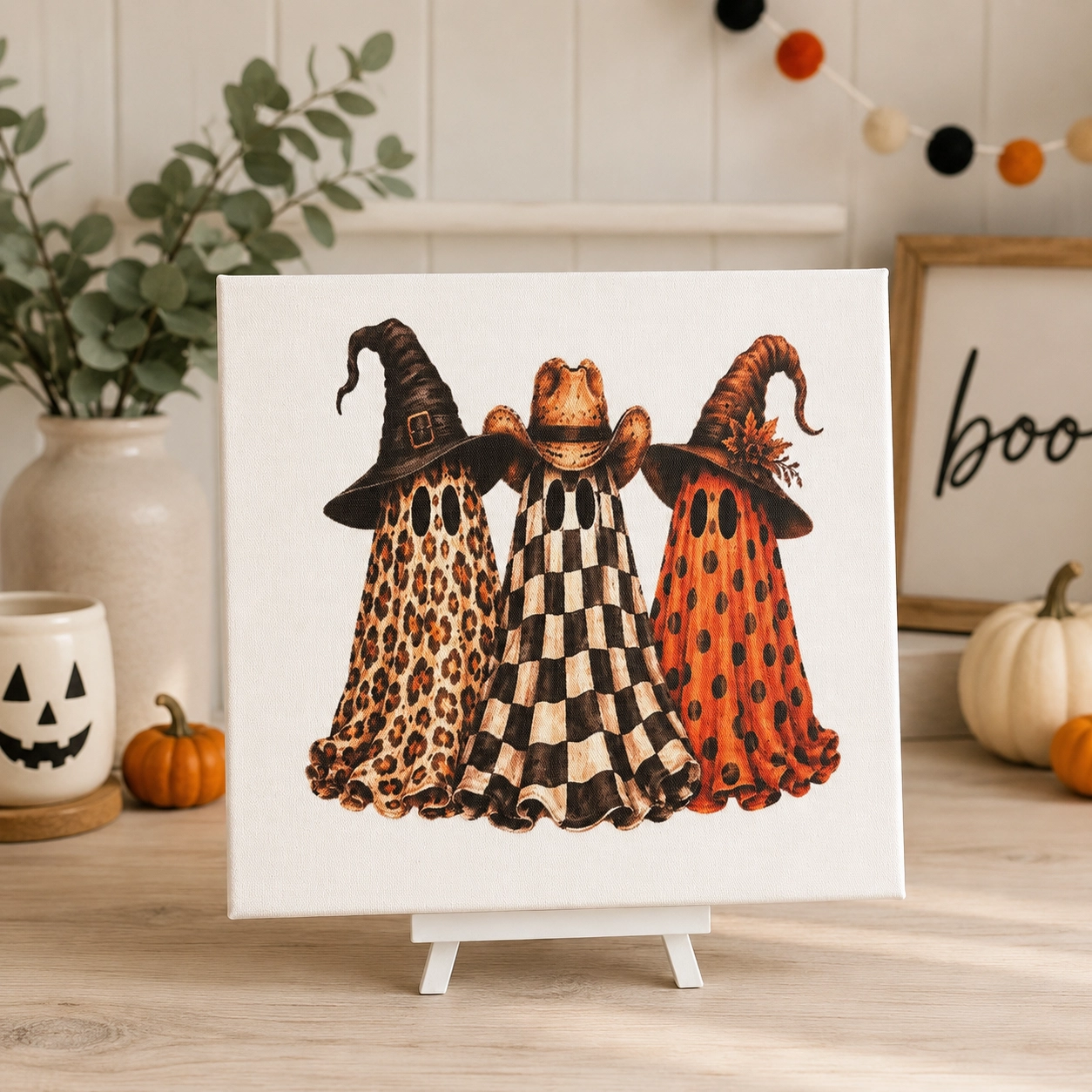 BOO CANVAS TABLO