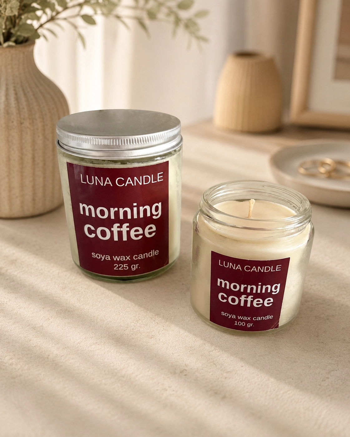 MORNING COFFEE SOYA WAX CANDLE - 100 GR