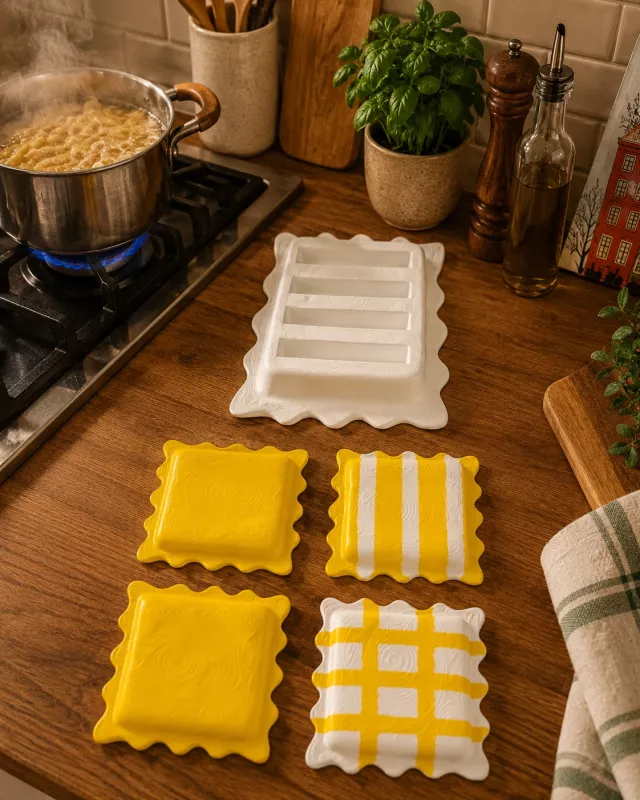 Ravioli Tasarım Kaşık Tutucu