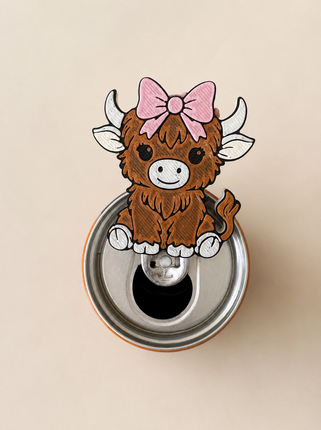Highland Cow Kutu İçecek Açacağı