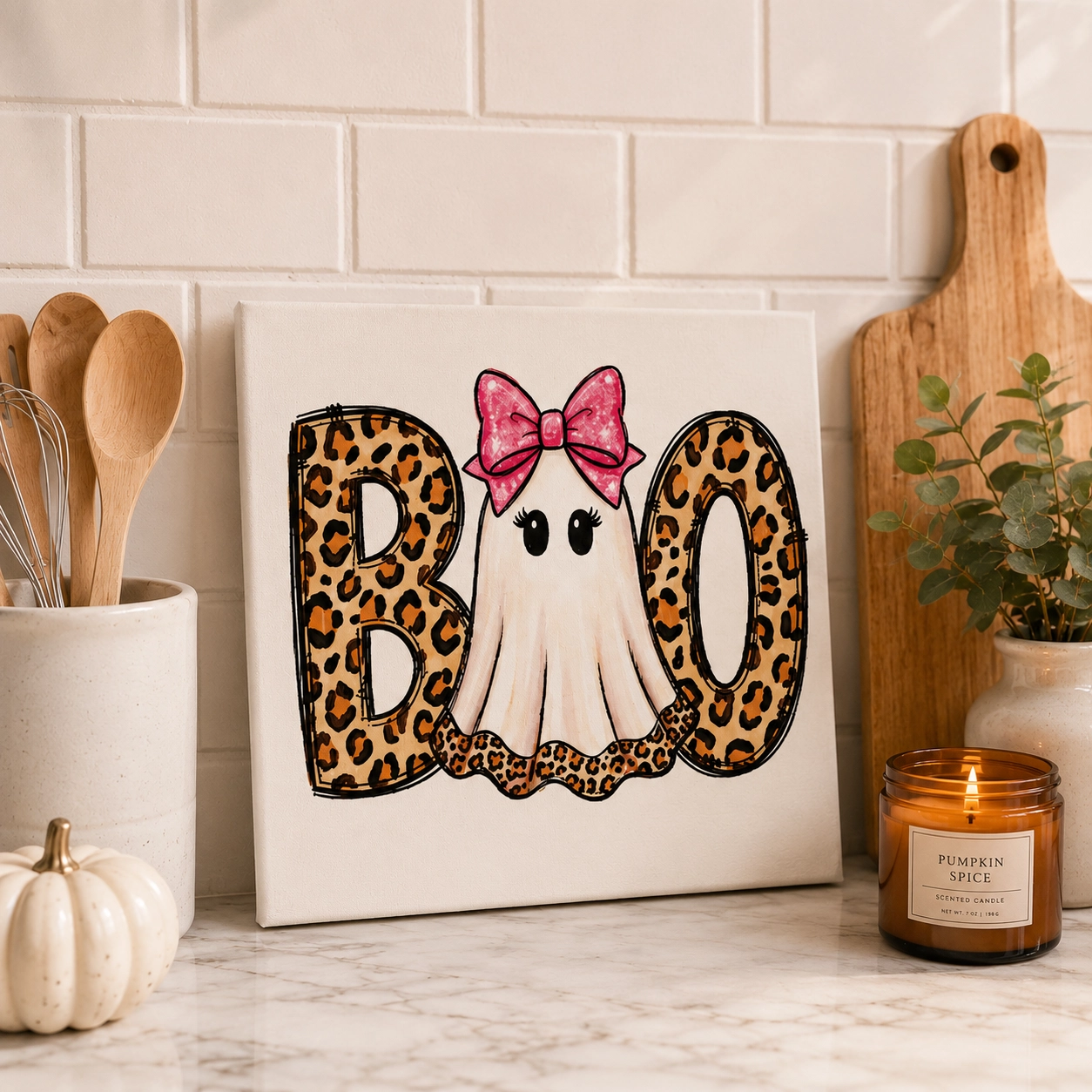 BOO CANVAS TABLO