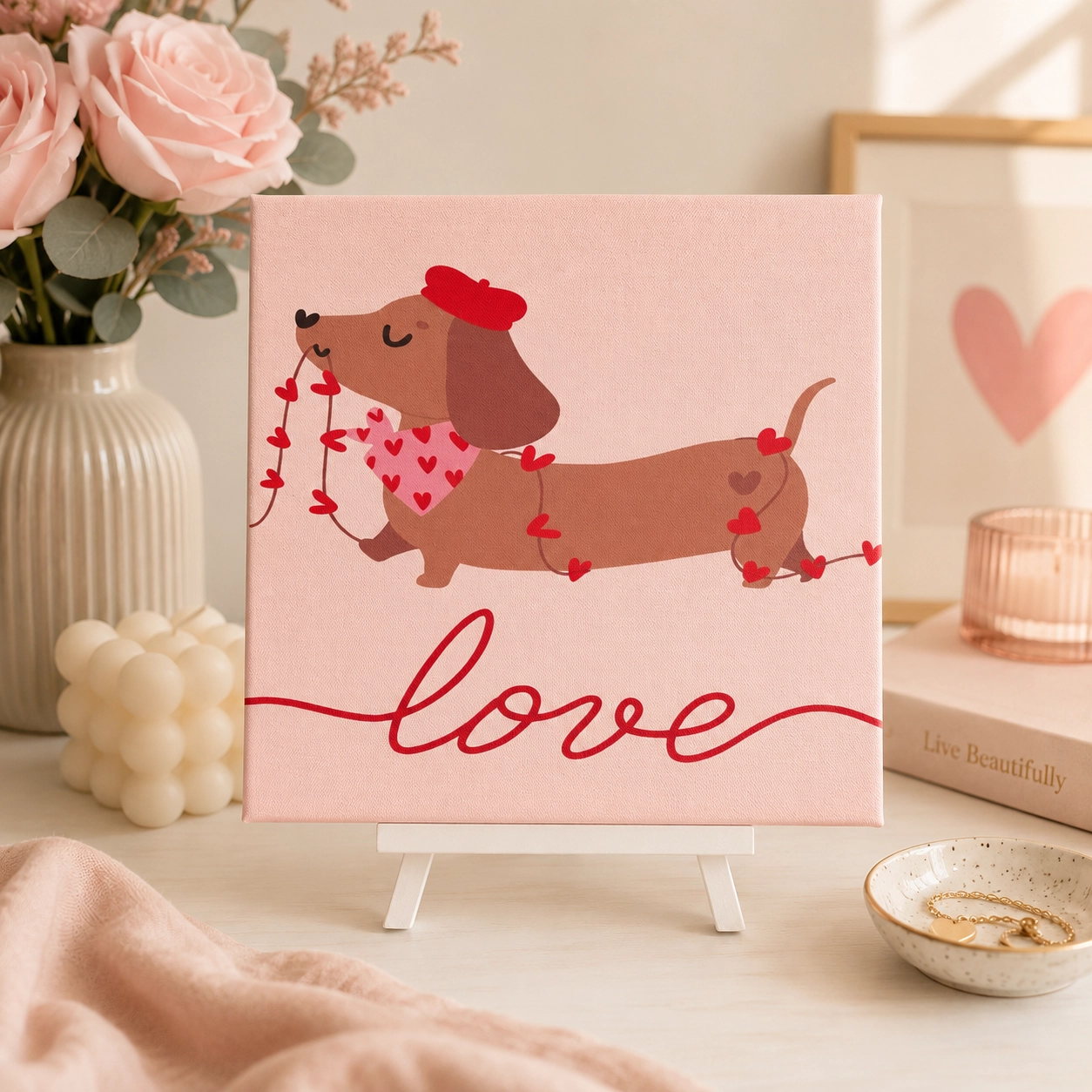 SOSİS KÖPEK CANVAS TABLO