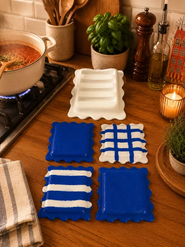 Ravioli Tasarım Kaşık Tutucu