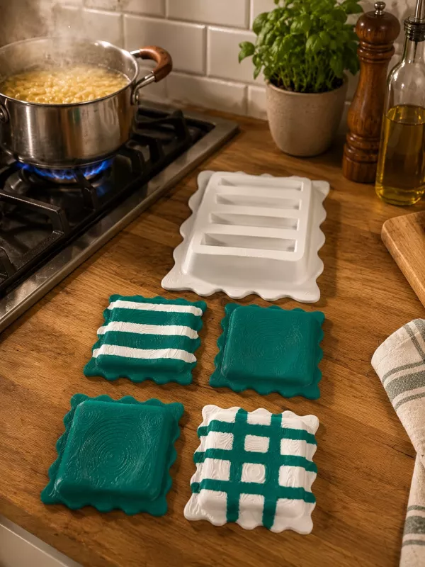 Ravioli Tasarım Kaşık Tutucu