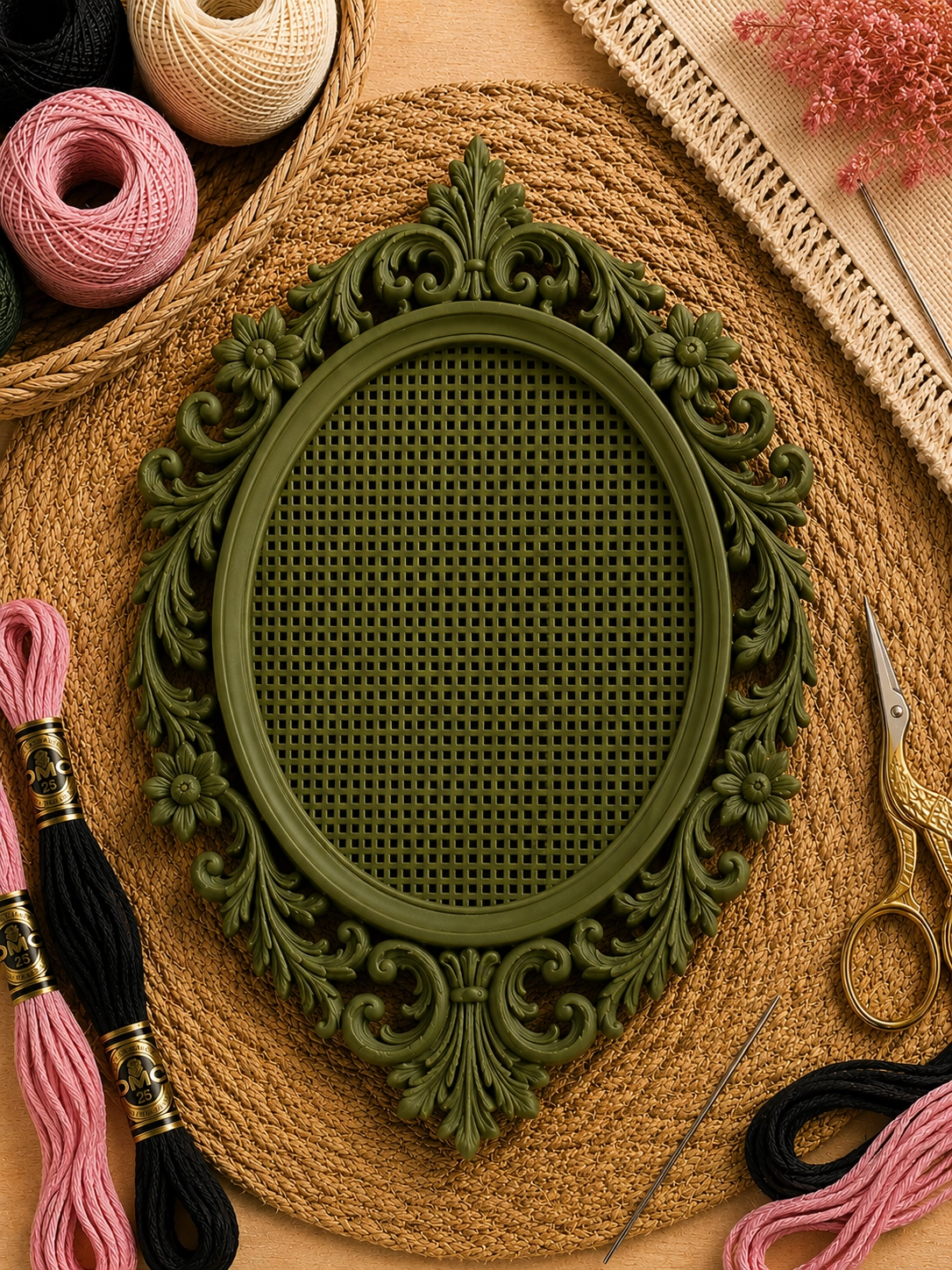 OVAL KANAVİÇE TABANI - HAKİ