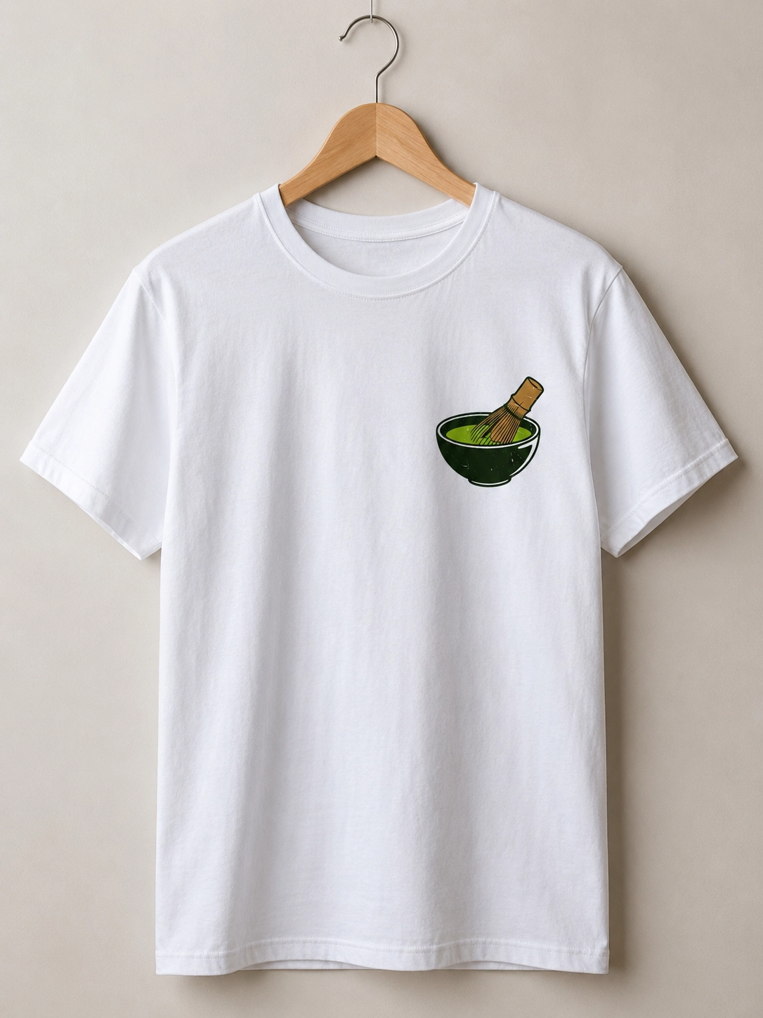 MATCHA BASKILI T-SHİRT