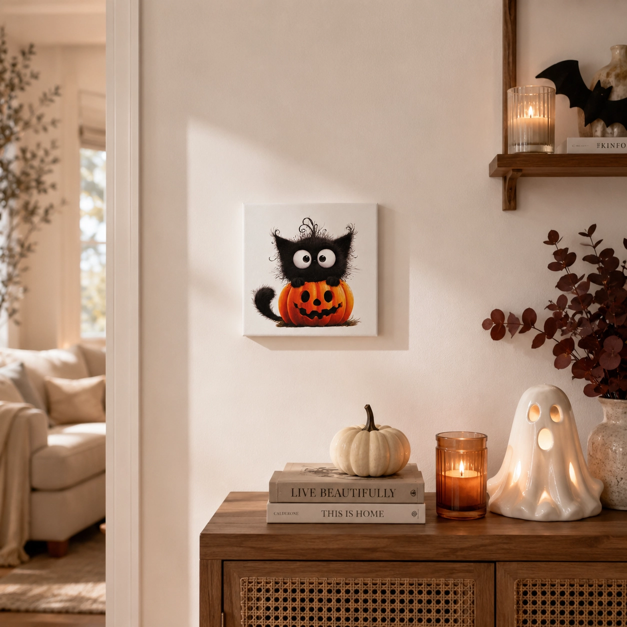 KEDİ CANVAS TABLO