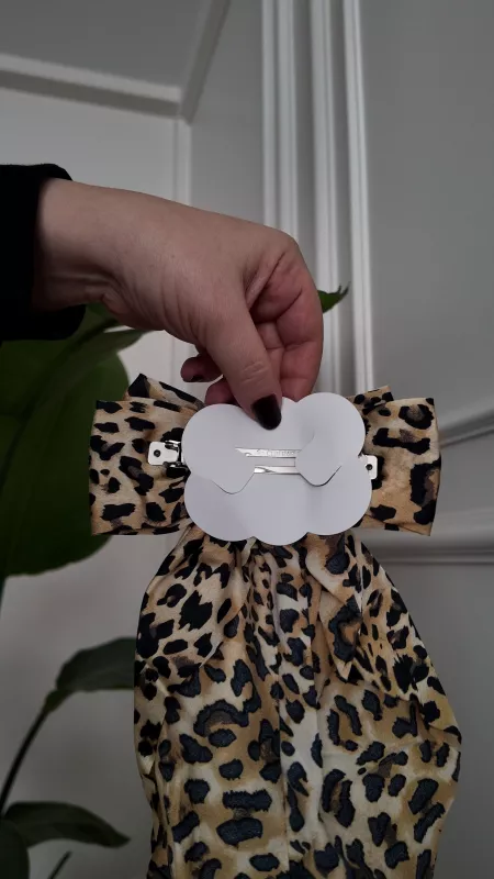 DÖKÜMLÜ SATEN LEOPAR OTOMATİK TOKA