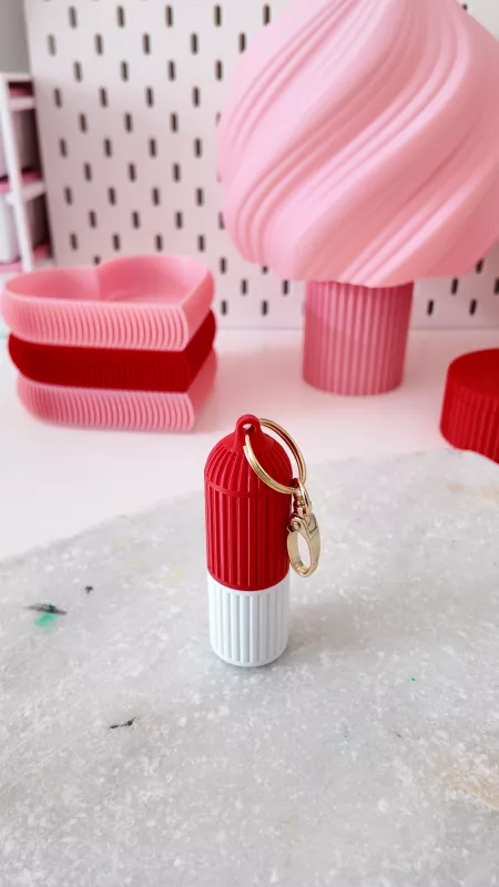 LIPS STICK KUTUSU ANAHTARLIK