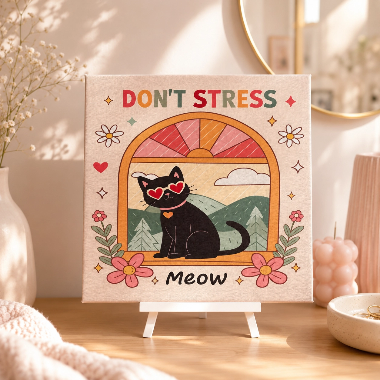 DON’T STRESS CANVAS TABLO