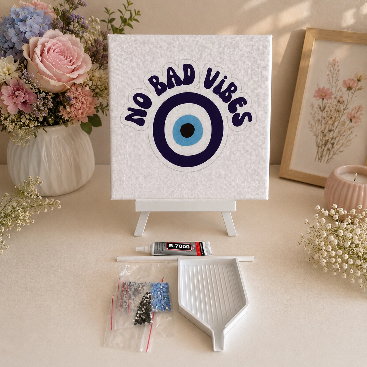 NAZAR KENDİN YAP CANVAS TABLO