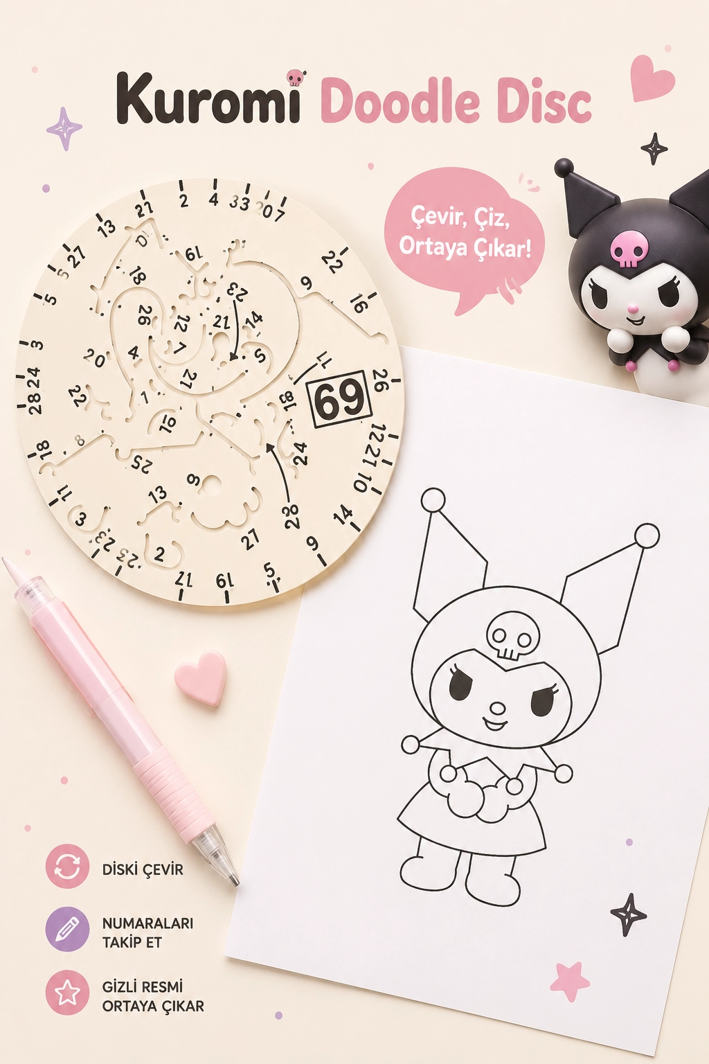 KUROMI DOODLE DISC