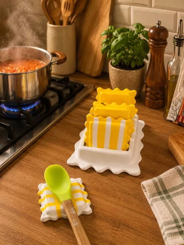 Ravioli Tasarım Kaşık Tutucu