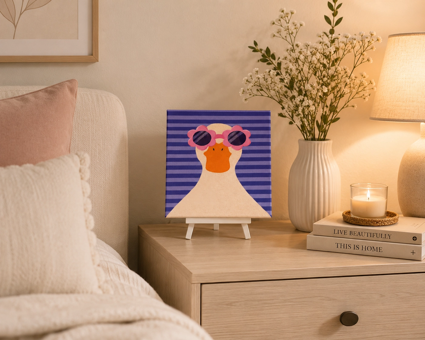 ÖRDEK CANVAS TABLO