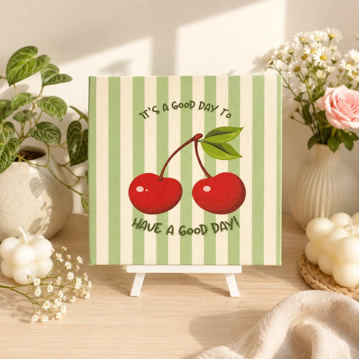 KİRAZ CANVAS TABLO