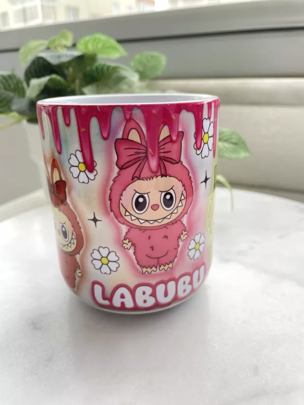 LABUBU BASKILI KUPA BARDAK