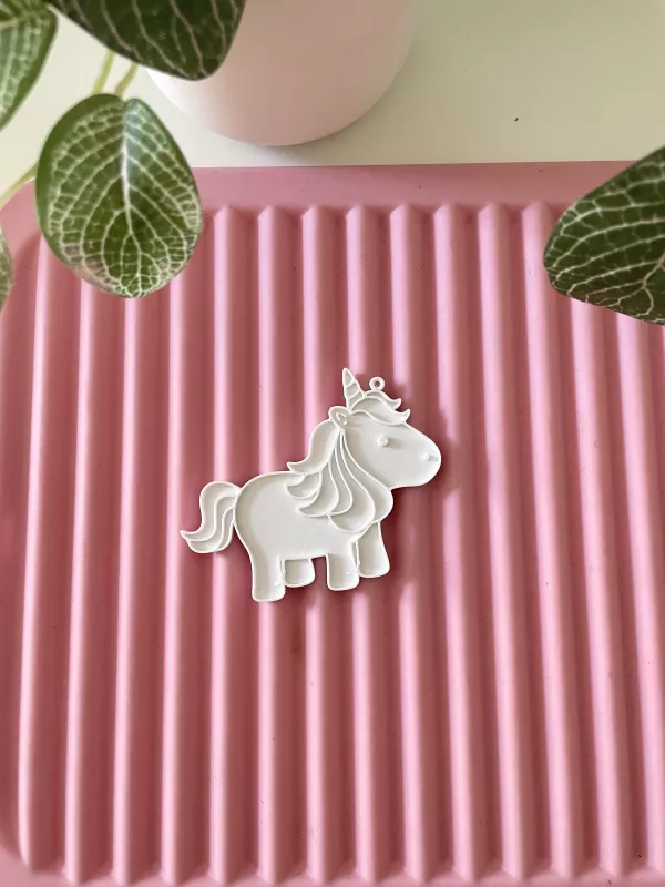 UNICORN ANAHTARLIK BOYAMA - 12 ADET