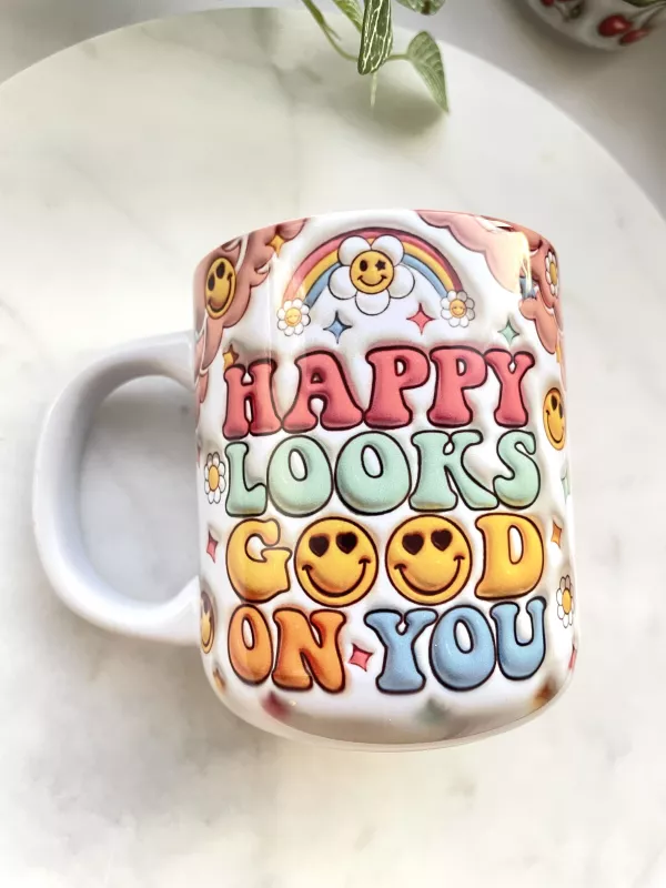 3D BASKILI KUPA BARDAK