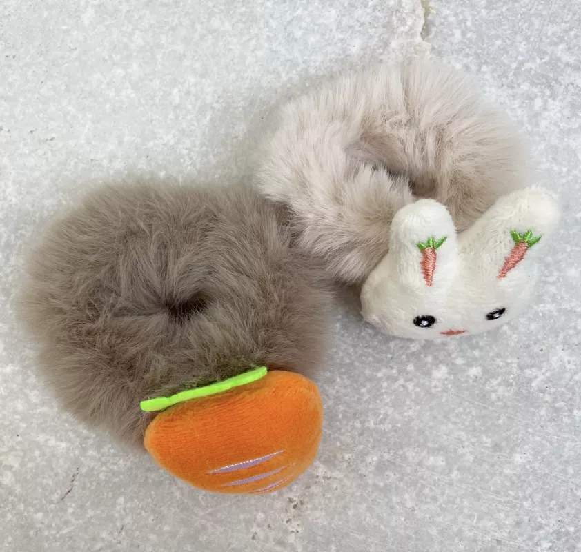 2 Lİ TAVŞAN PELUŞ TOKA
