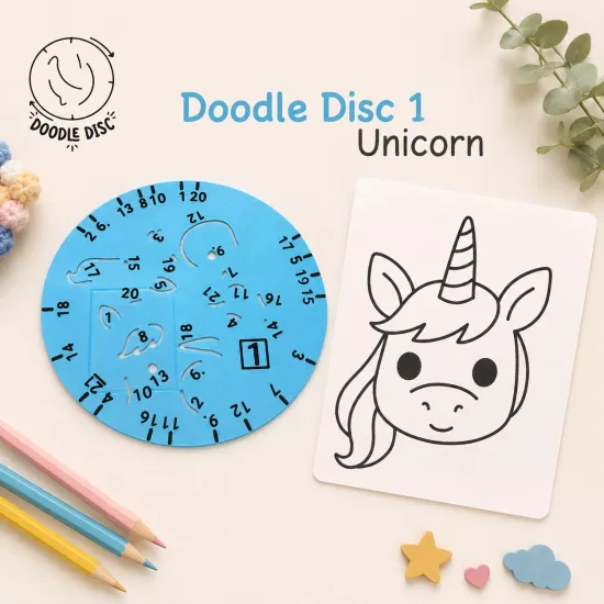 UNICORN  DOODLE DISC