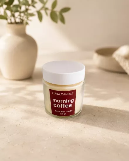MORNING COFFEE SOYA WAX CANDLE - 100GR