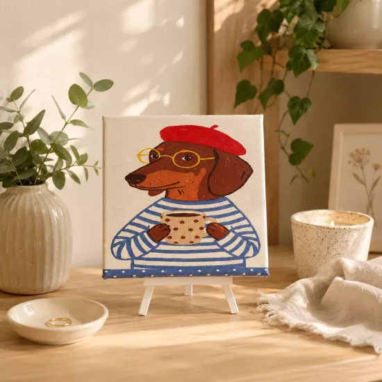 SOSİS KÖPEK CANVAS TABLO