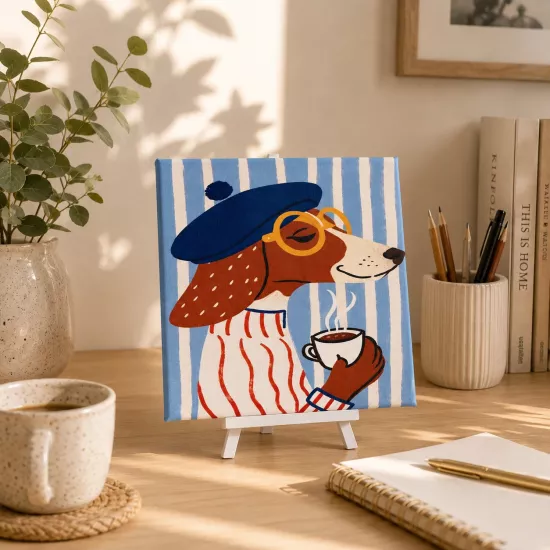 SOSİS KÖPEK CANVAS TABLO