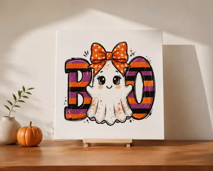 BOO CANVAS TABLO