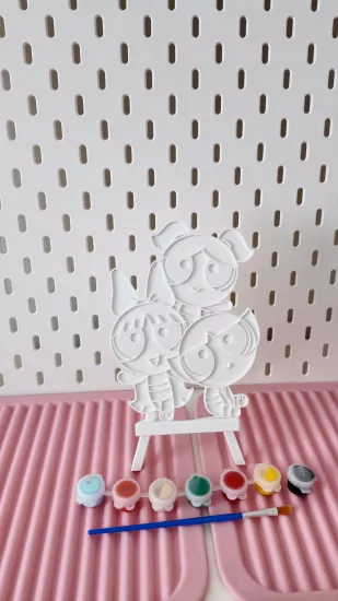 POWER PUFF ÇOCUK BOYAMA SETİ