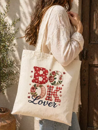 BOOK LOVER BEZ ÇANTA ( SÜBLİMASYON )