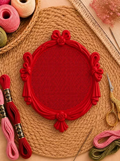 FİYONK KANAVİÇE TABANI - KIRMIZI