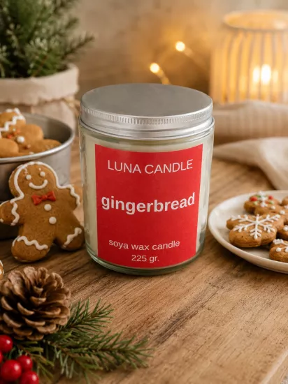 GINGERBREAD SOYA WAX CANDLE - 225 GR