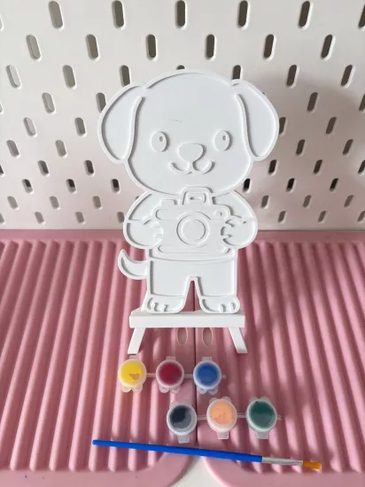 FOTO KEDİ ÇOCUK BOYAMA SETİ