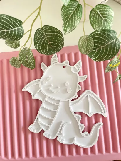 DRAGON ÇOCUK BOYAMA PLAKASI - 10 ADET