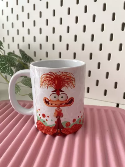 ANKSİYETE BASKILI KUPA BARDAK